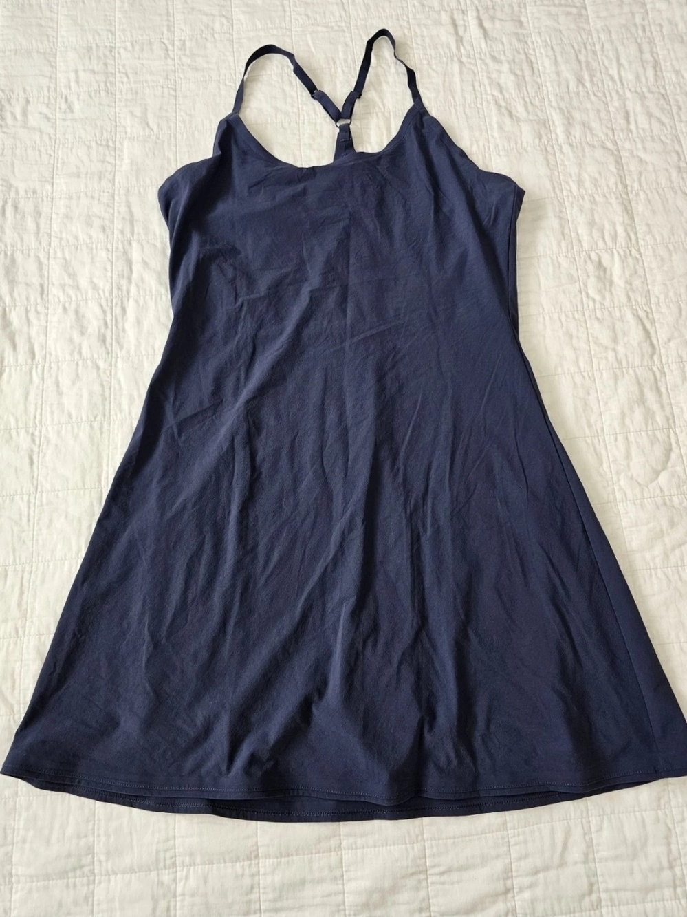 Outdoor Voices Tennis Dress Women's Medium Navy Athletic Stretch Performance